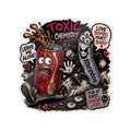 Toxic Chemistry Vinyl Sticker — Funny Soda & Candy Cartoon Sticker (UV DTF)