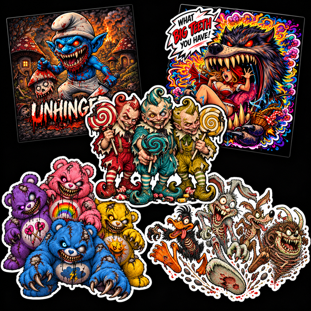 Twisted Toons Sticker Pack