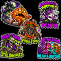 Frightfully Unhinged — Halloween Sticker Pack